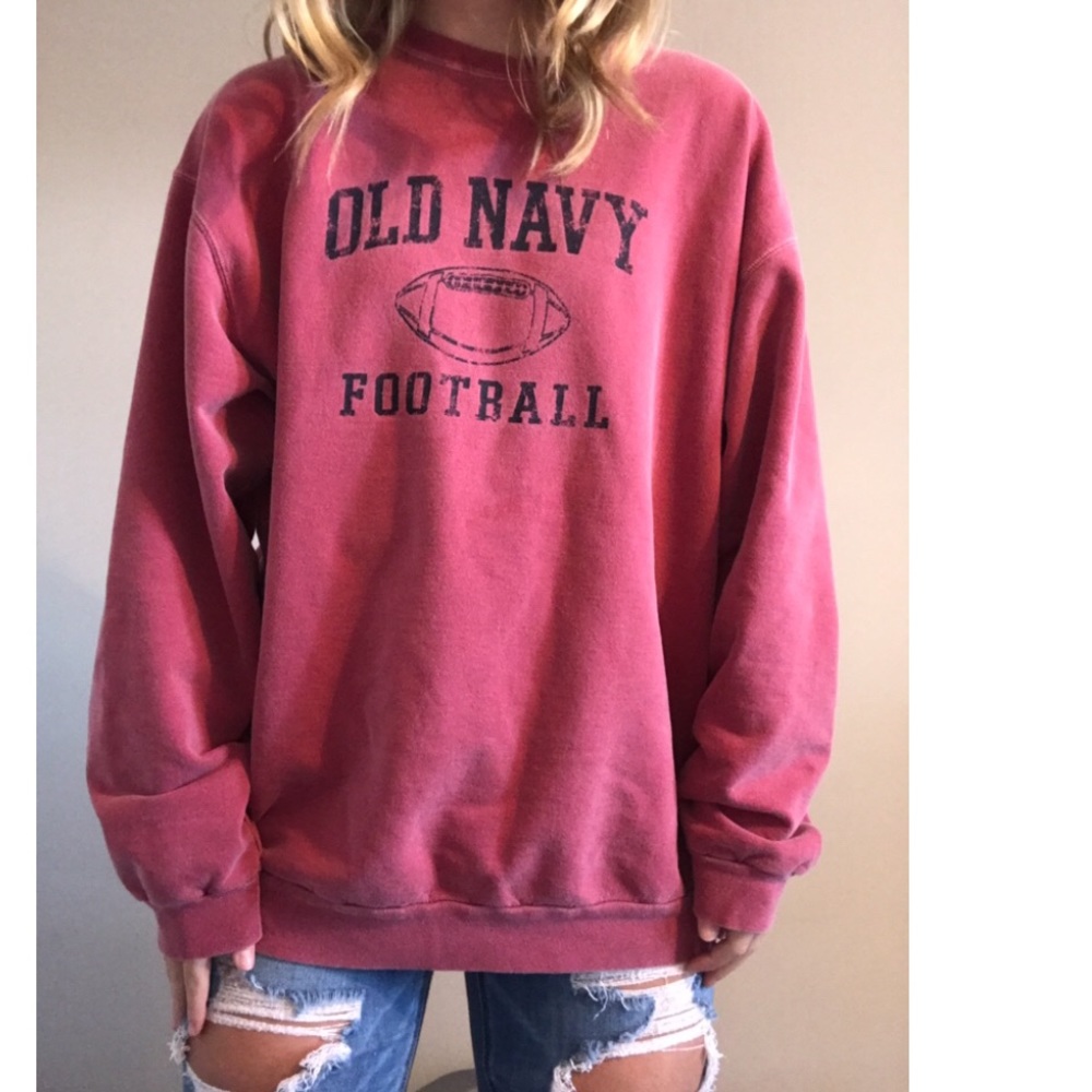 old navy football oversized sweatshirt. size XL